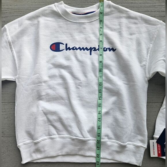 Champion Powerblend BF Graphic Crew women's sweatshirt NEW W TAGS XS - Picture 11 of 14